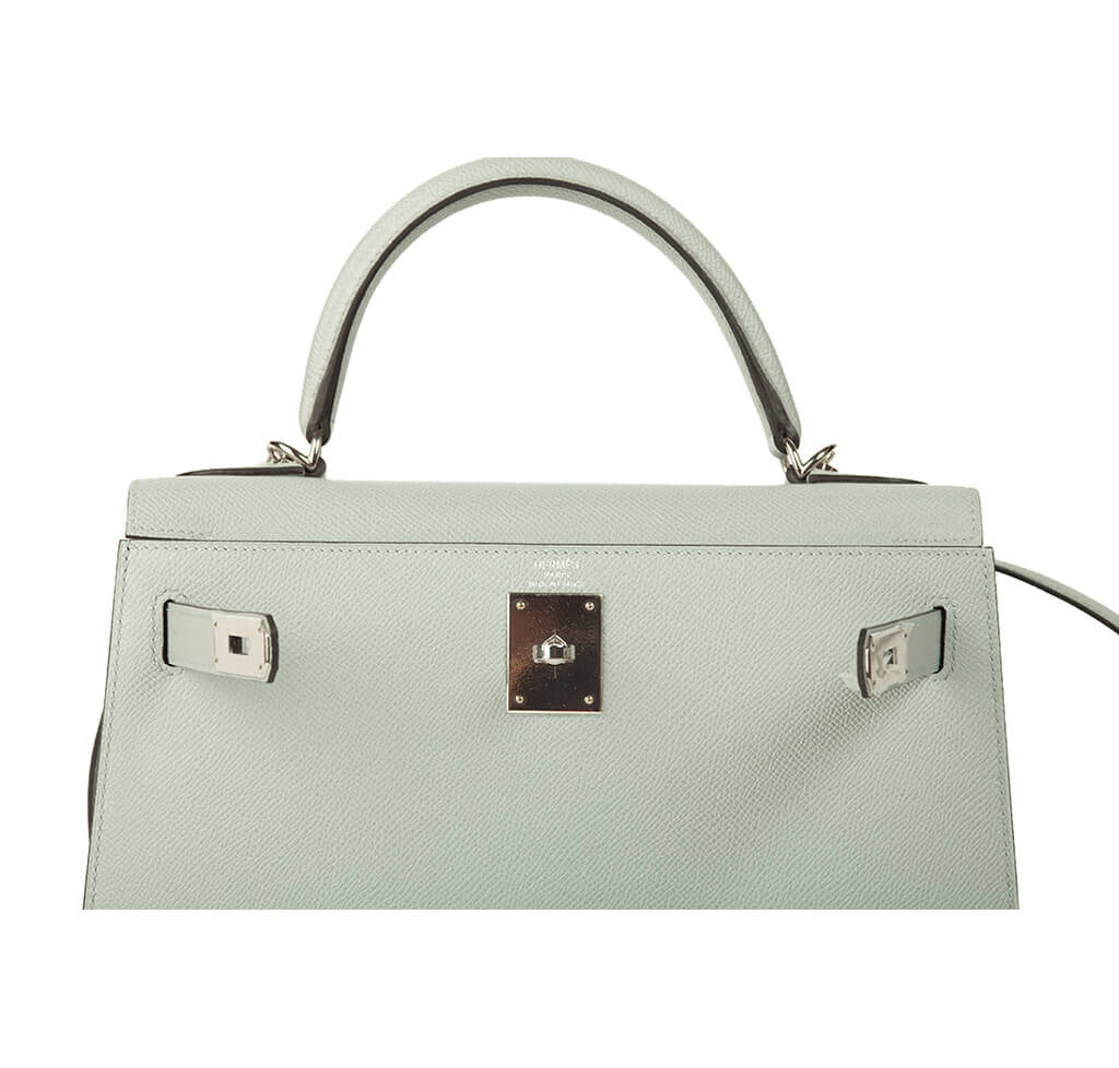 Hermès Epsom Kelly 28 Bleu Glacier Bag