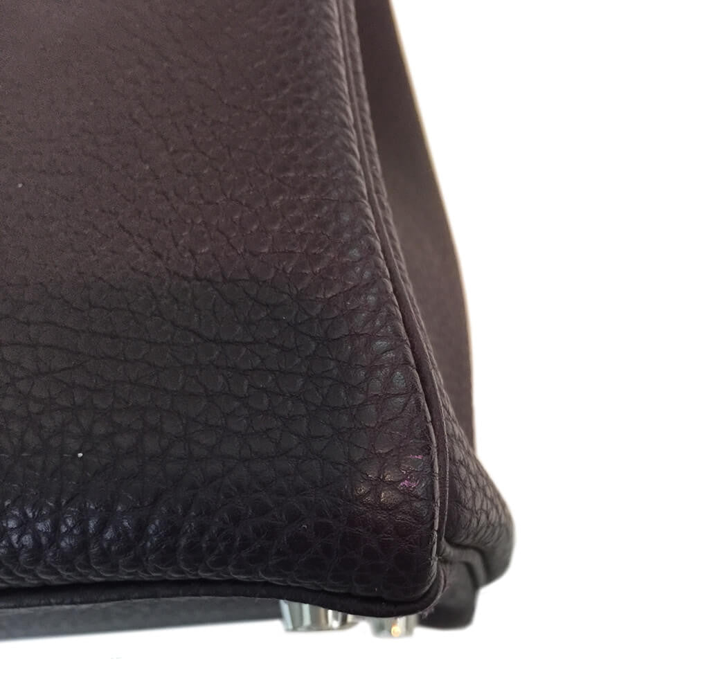 Hermès Togo Leather Kelly 32 Bag Marron