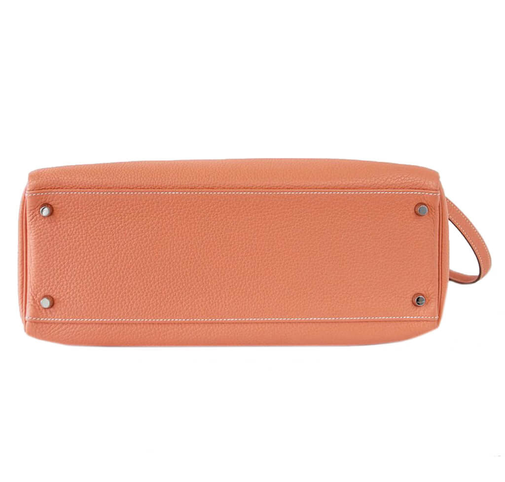 Hermès Togo Kelly 35cm Bag Crevette