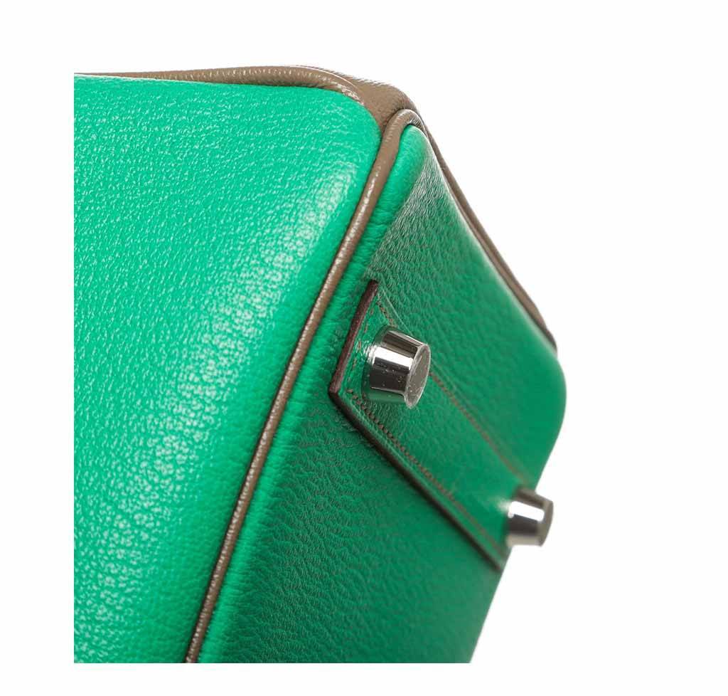 Hermès Birkin Bag 30 Bi-Color Chevre PHW