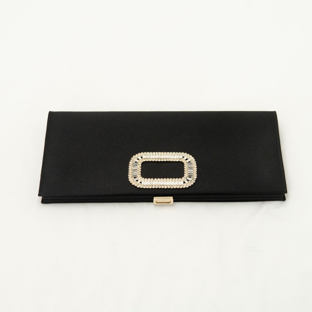 Rv Roger Vivier long satin charity dinner bag