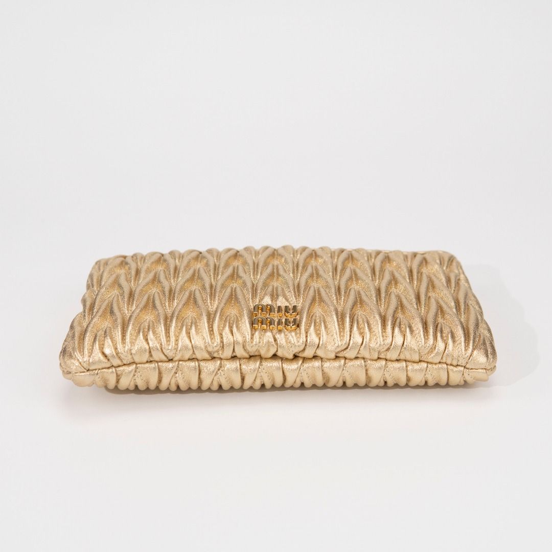 Miumiu hand-held bag pyrite color