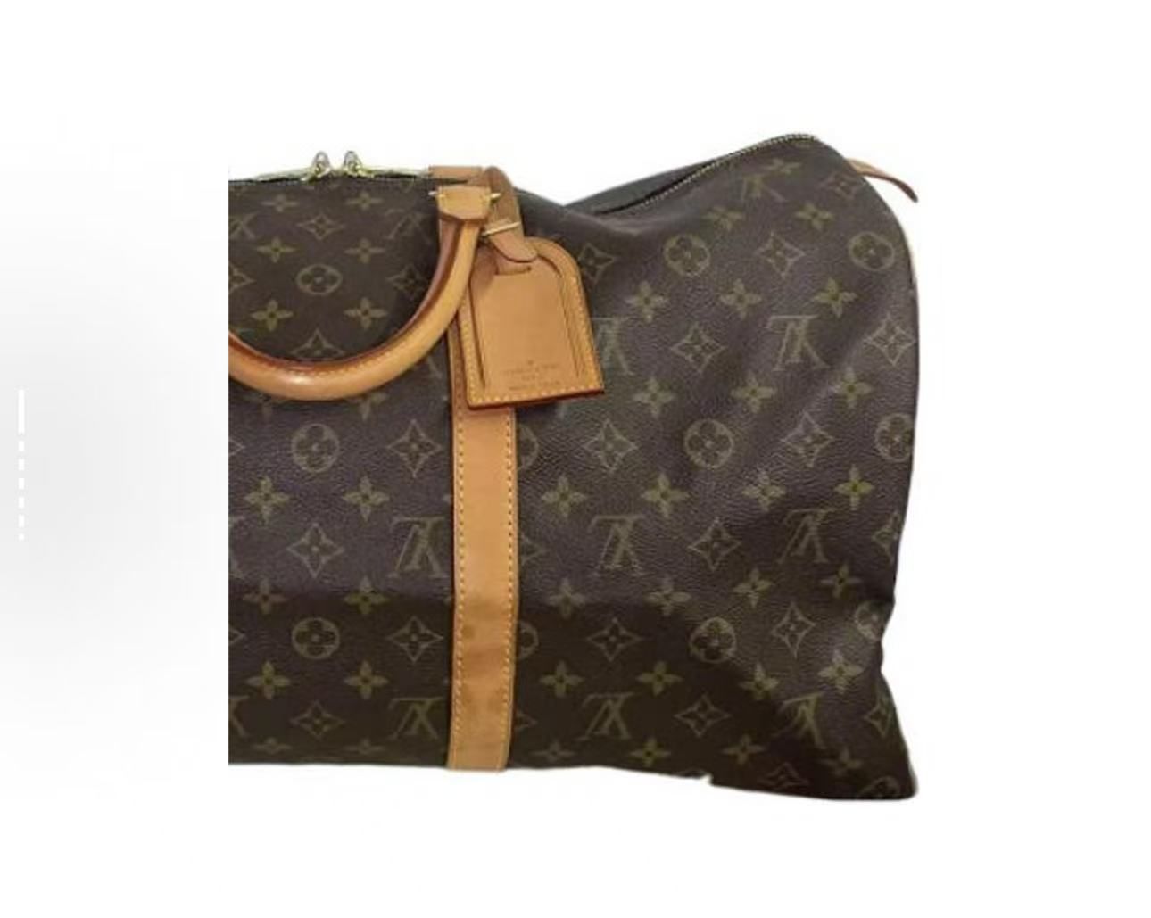 LOUIS VUITTON Monogram Keepall Bandouliere 50