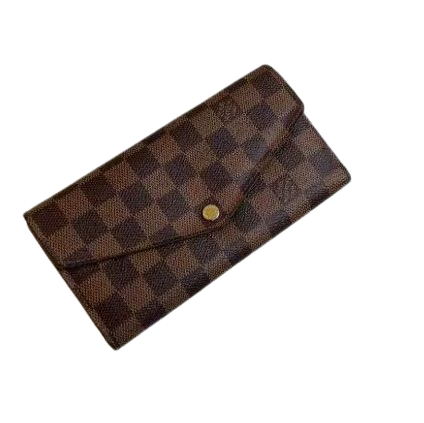 Louis Vuitton checkerboard double layered wallet