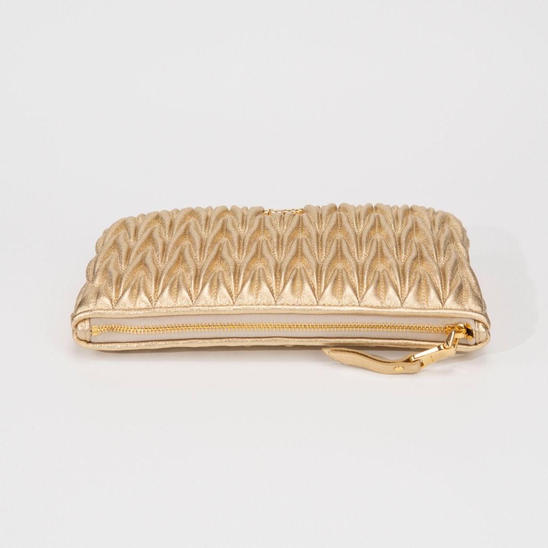 Miumiu hand-held bag pyrite color