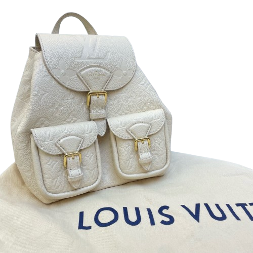 Louis Vuitton Monogram Empreinte Leather Cream Color Backup
