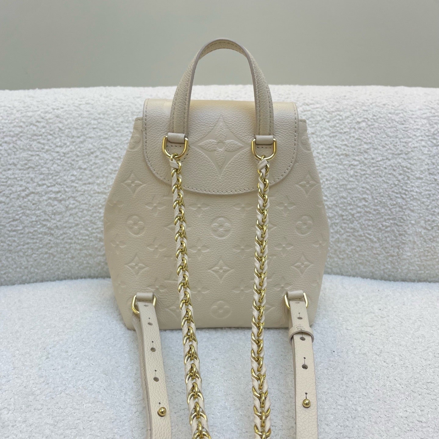Louis Vuitton Monogram Empreinte Leather Cream Color Backup
