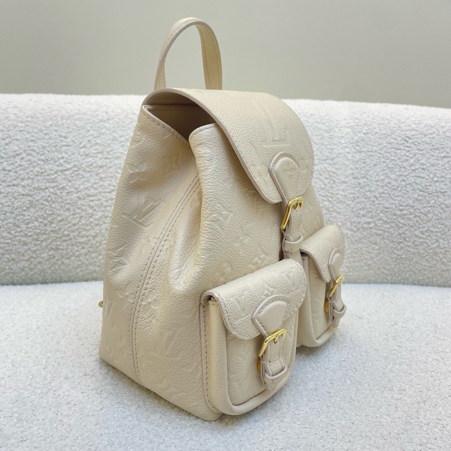 Louis Vuitton Monogram Empreinte Leather Cream Color Backup