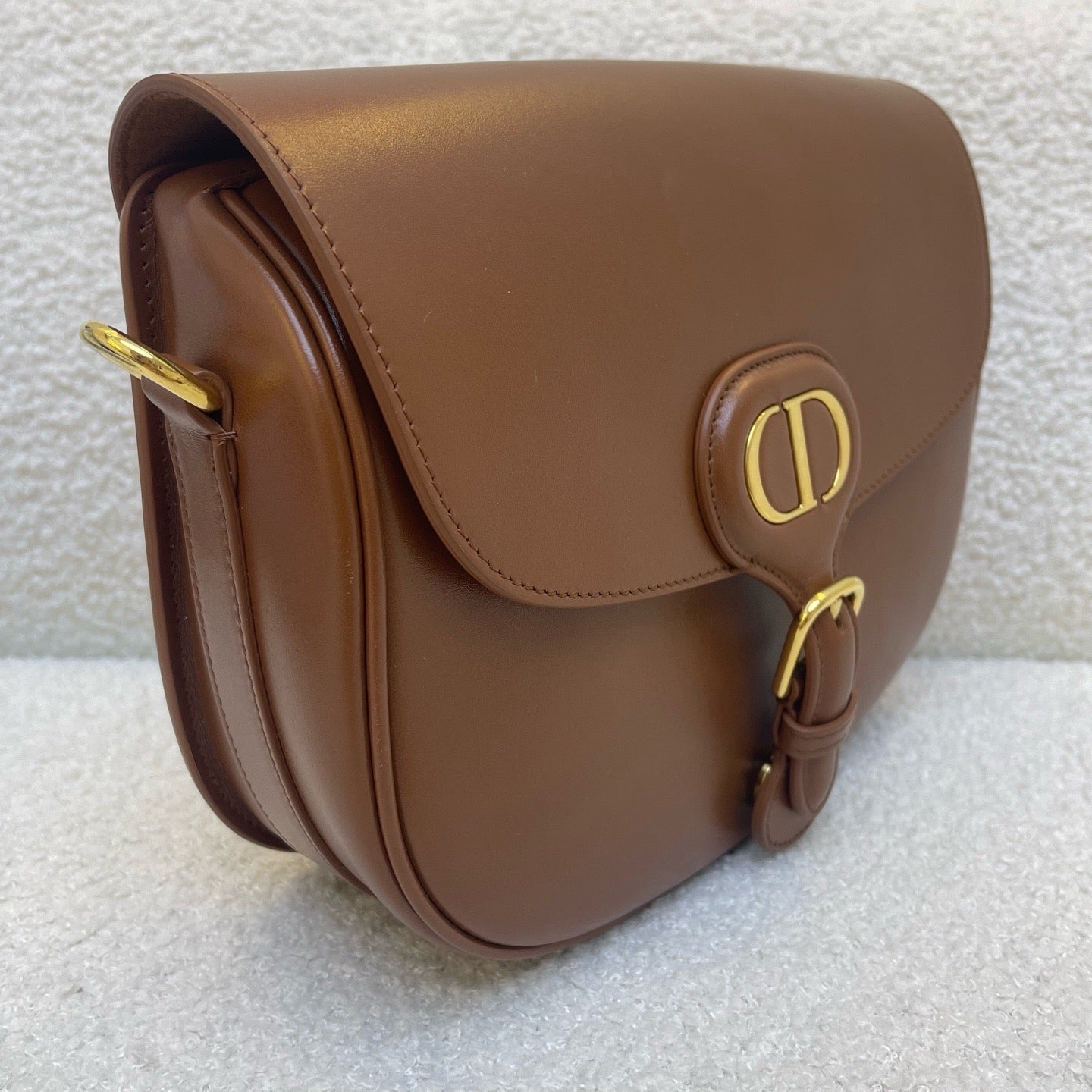 DIOR Dior Bobby Caramel Gold Buckle Saddle Pig Bag Single Shoulder Crossbody Bag