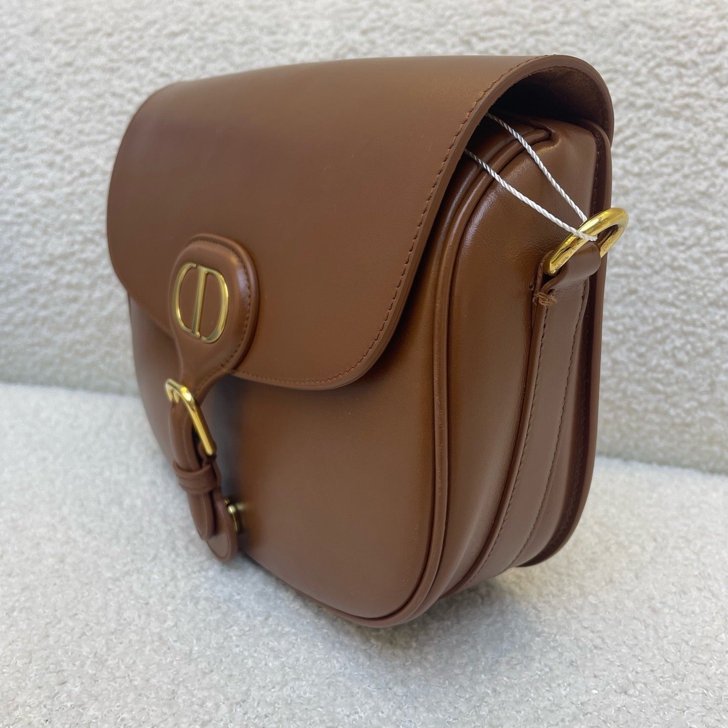 DIOR Dior Bobby Caramel Gold Buckle Saddle Pig Bag Single Shoulder Crossbody Bag
