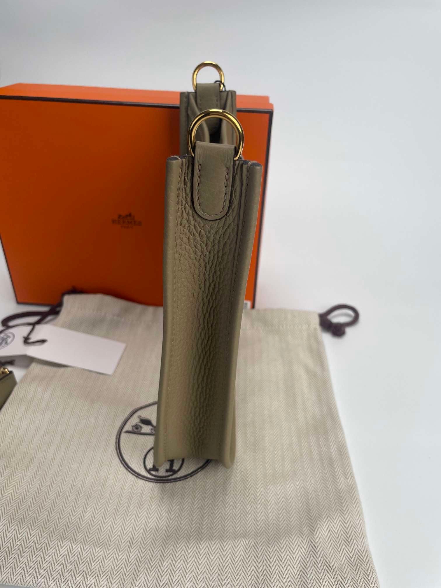 Hermès Evelyne TPM in Beige with Gold Hardware, W Stamp (2024)