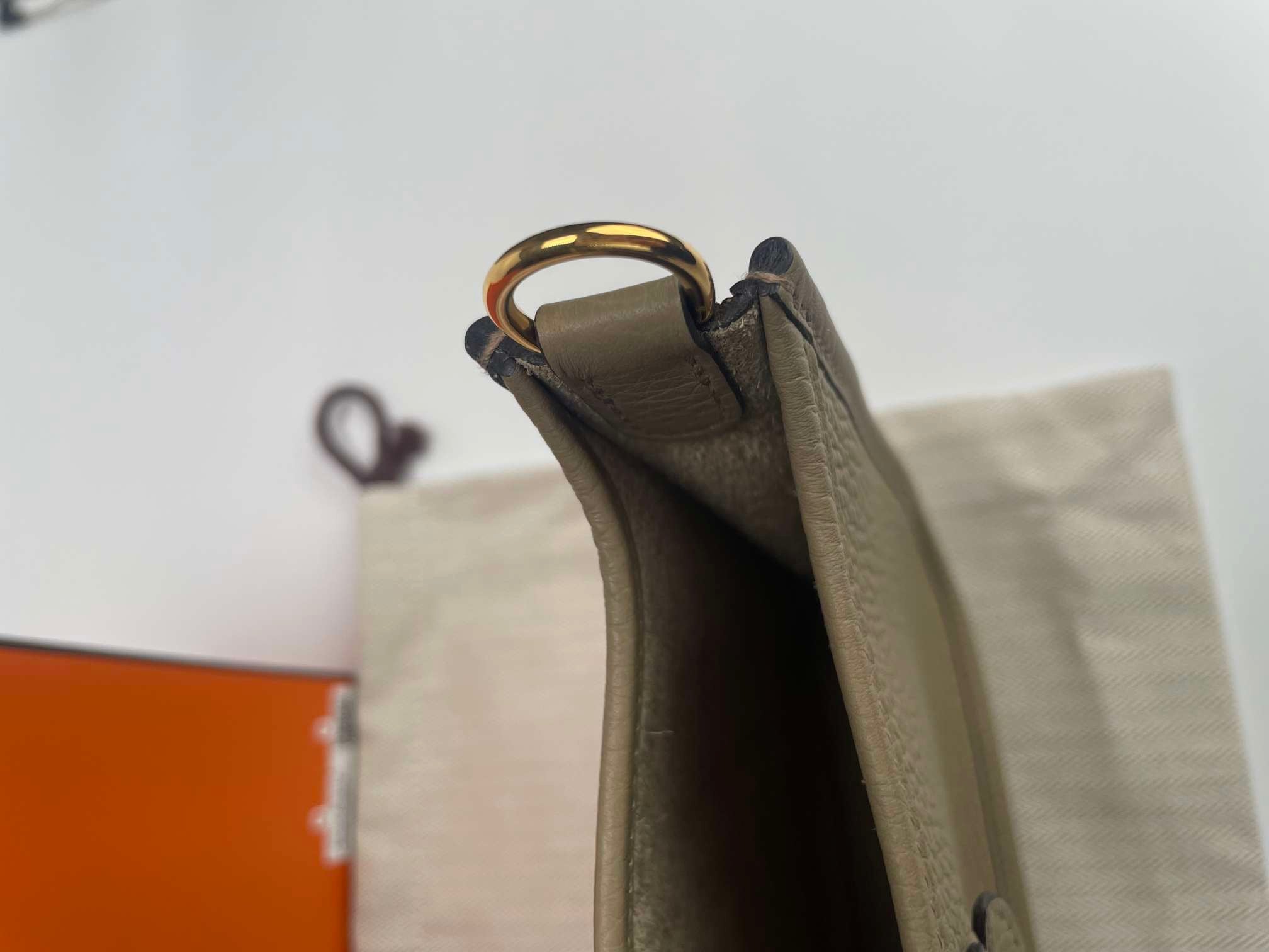 Hermès Evelyne TPM in Beige with Gold Hardware, W Stamp (2024)