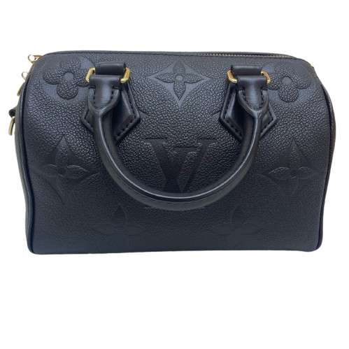 Louis Vuitton Speedy Bandoulière 20  Black embossed Bag