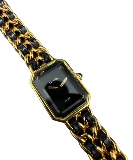 Chanel Premiere Black Gold Candy Watch S Size