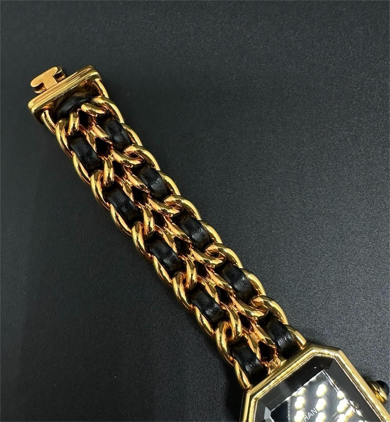 Chanel Premiere Black Gold Candy Watch S Size
