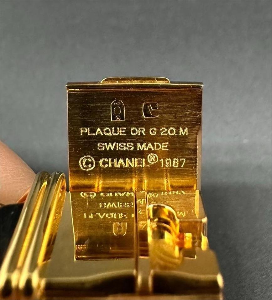 Chanel Premiere Black Gold Candy Watch S Size