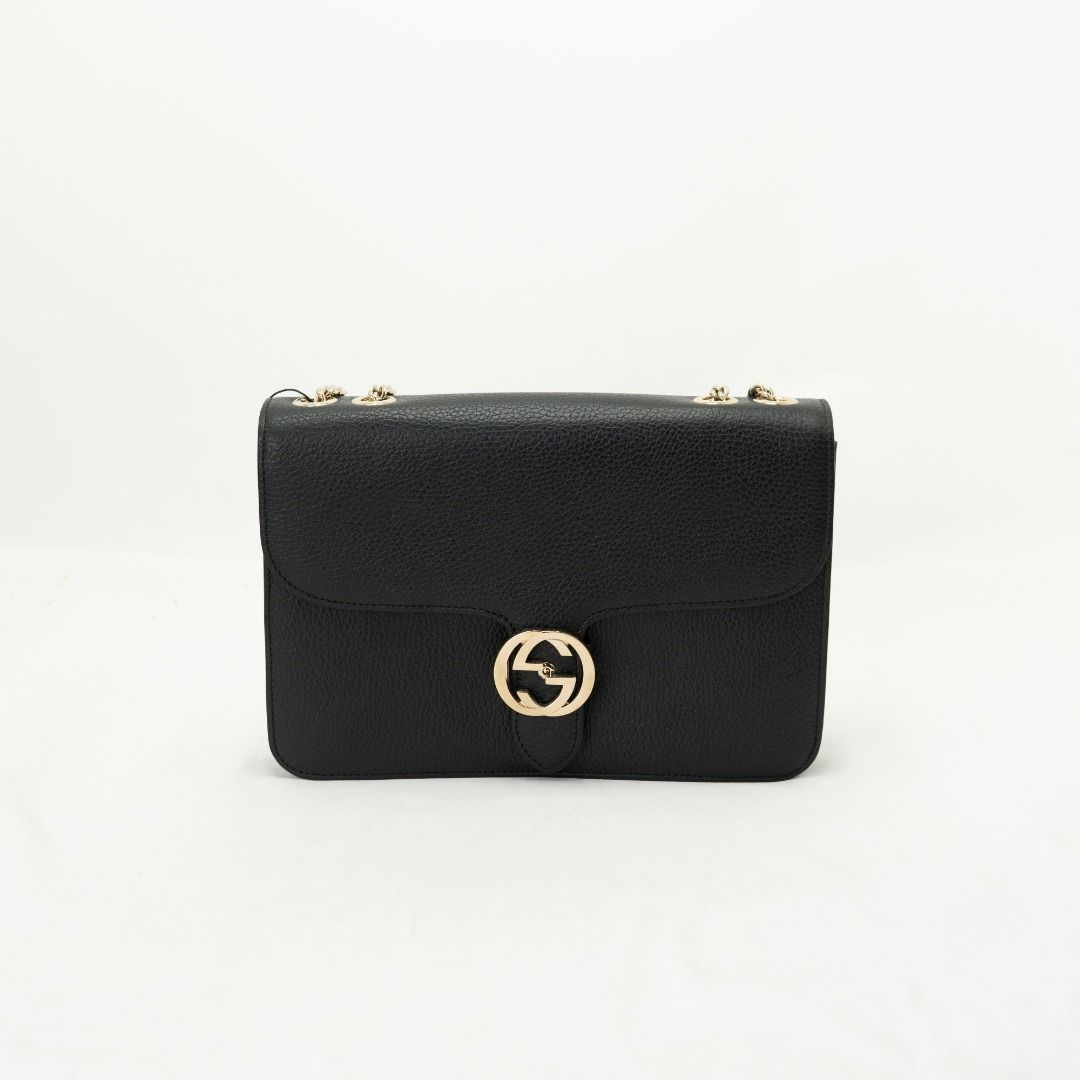 Gucci Interlocking GG Chain Large Cross Bag