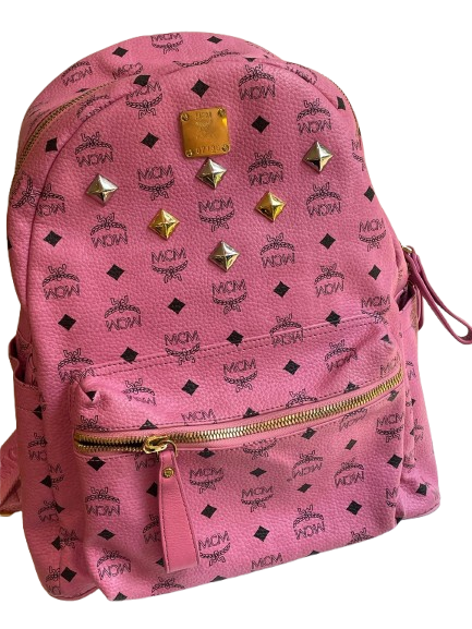 MCM Classic Printed Rivet Backpack