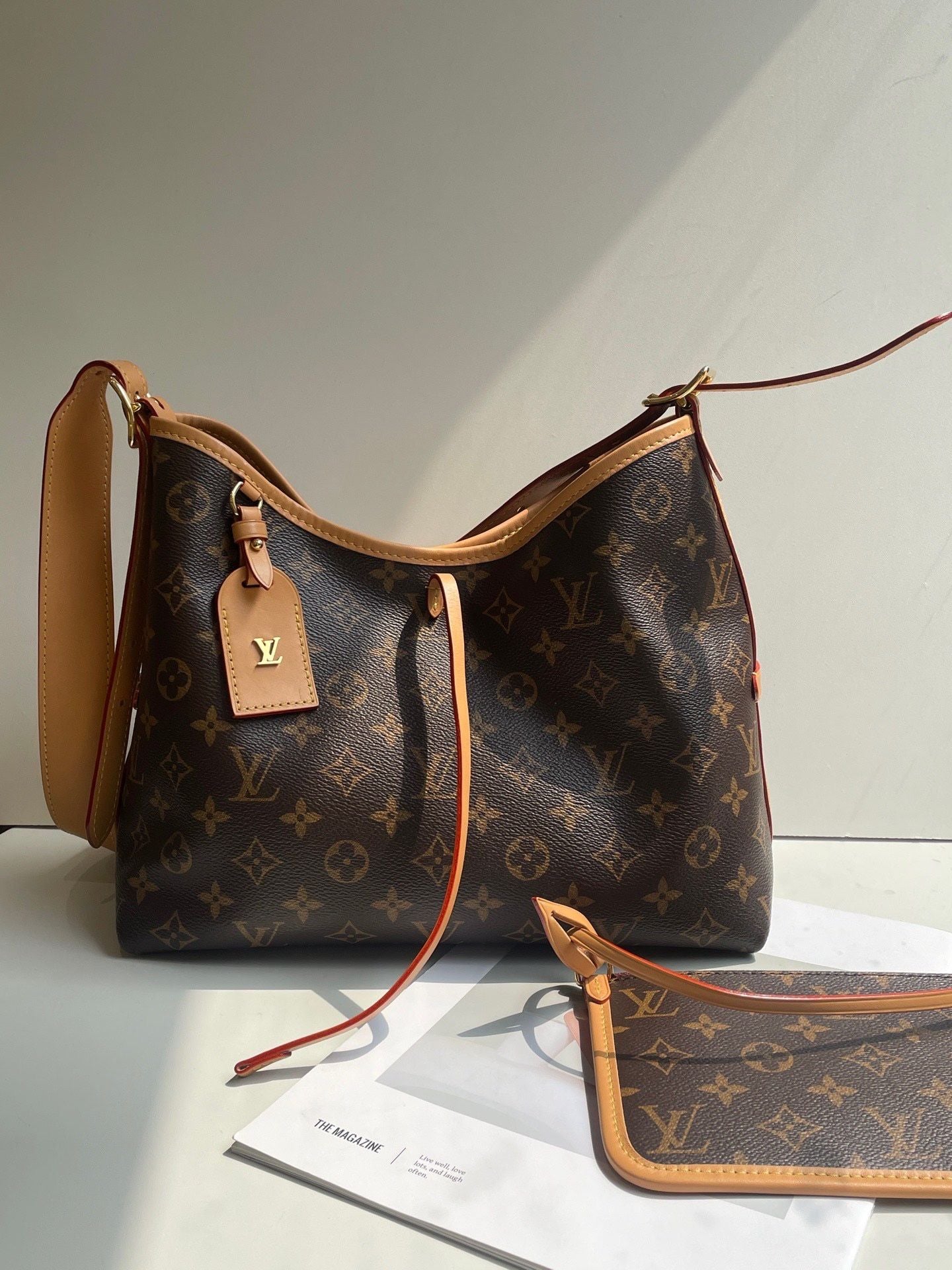 LV Louis Vuitton Carryall Vintage Small