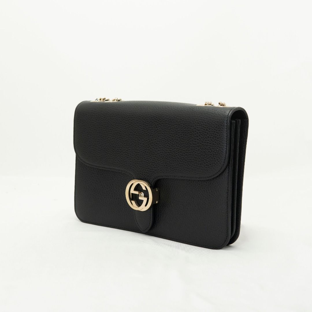 Gucci Interlocking GG Chain Large Cross Bag
